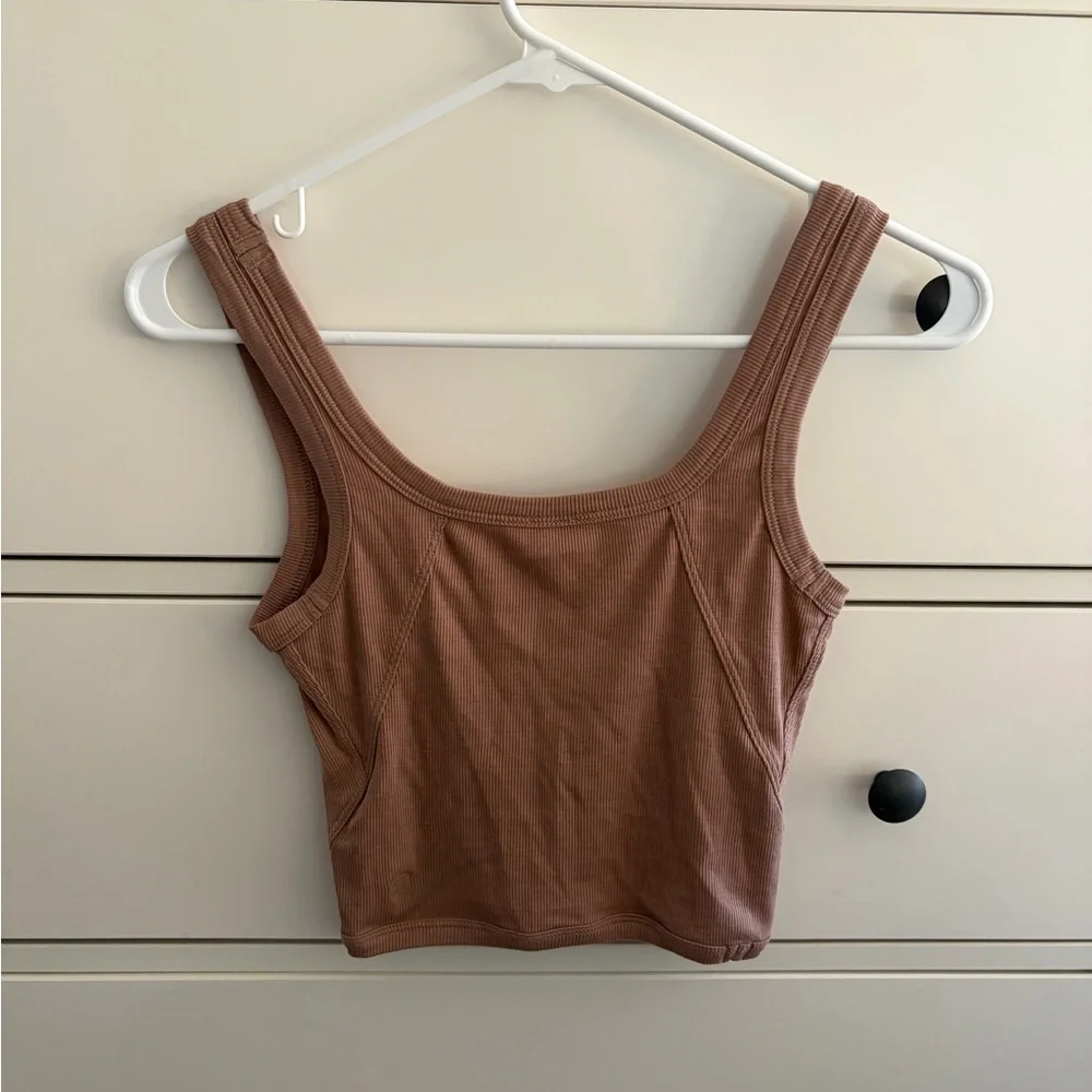 LULULEMON hold tight tank brown size 2